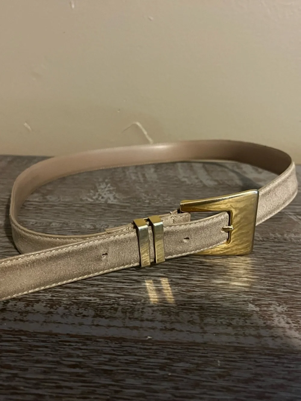 Vintage Genuine Leather Belt Size M-L
